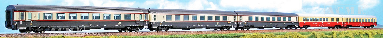 ACME 55362 - H0 - 5-tlg. Set Personenwagen TEE Bandiera, FS, Ep. VI